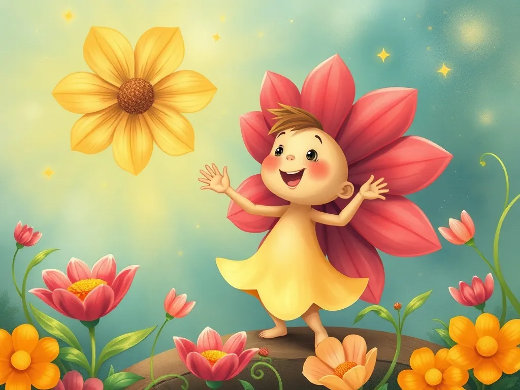 The Petal-Breathing Dragon's Song - Pip performing his magical petal symphony