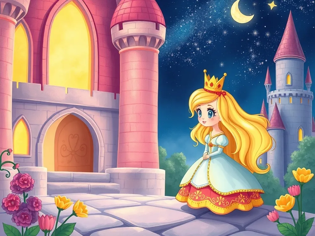 The Phoenix Who Found Her Voice - Luna meeting Princess Starlight in castle