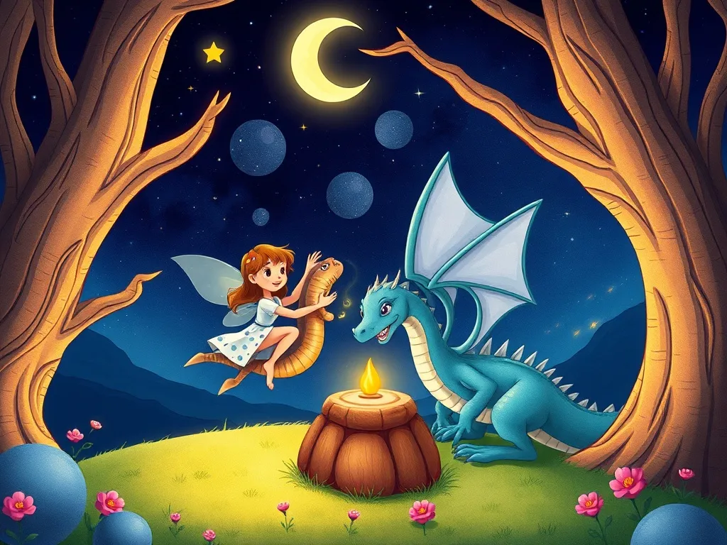 The Phoenix Who Found Her Voice - Luna joining fairy dragons' game