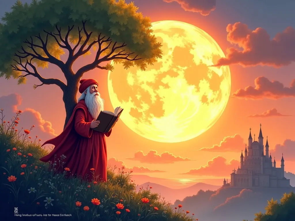 The Phoenix&#x27;s Rainbow Bridge - Scene 7 illustration