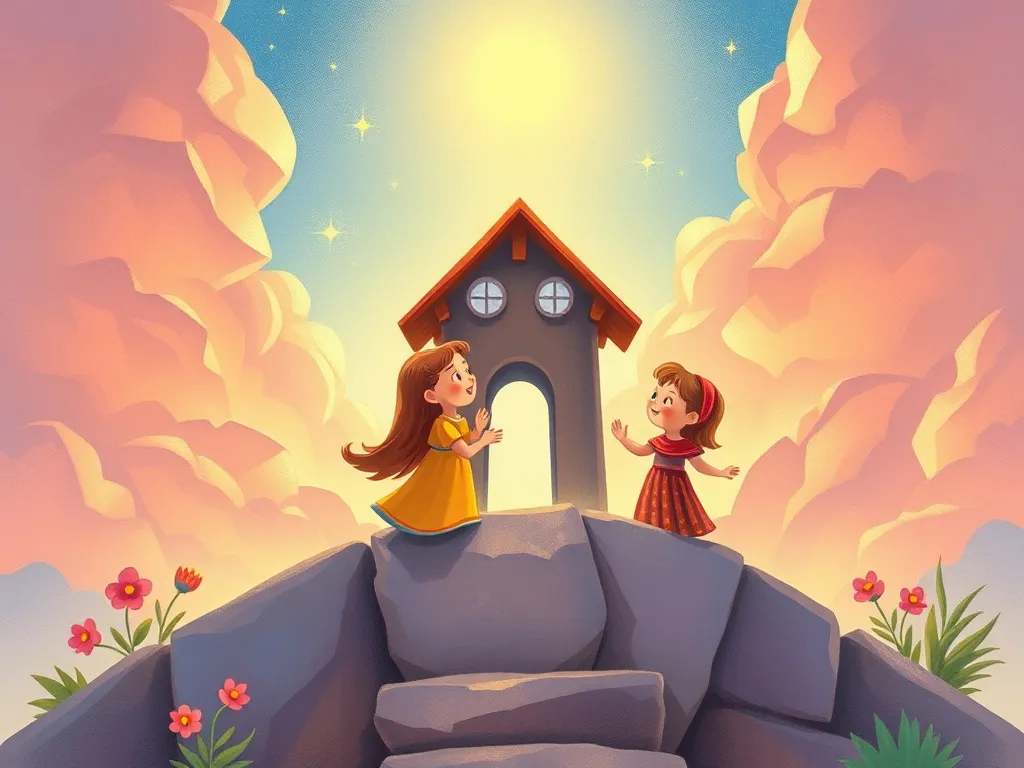 The Prairie Princess and the Playground Challenge - Melody triumphant at top of structure