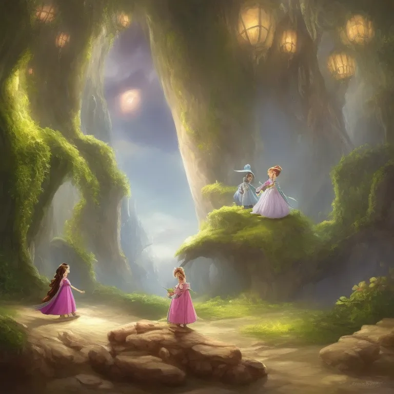 Illustration: Princess Isabella Back at the Castle
