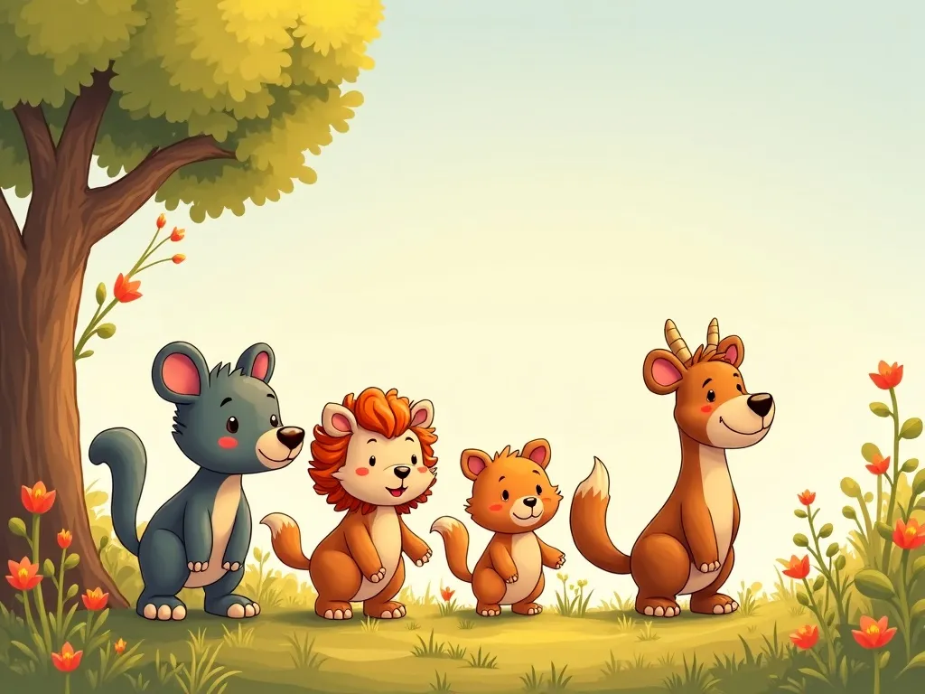 The Question in the Sparklewood - Animals working together following Pip's plan