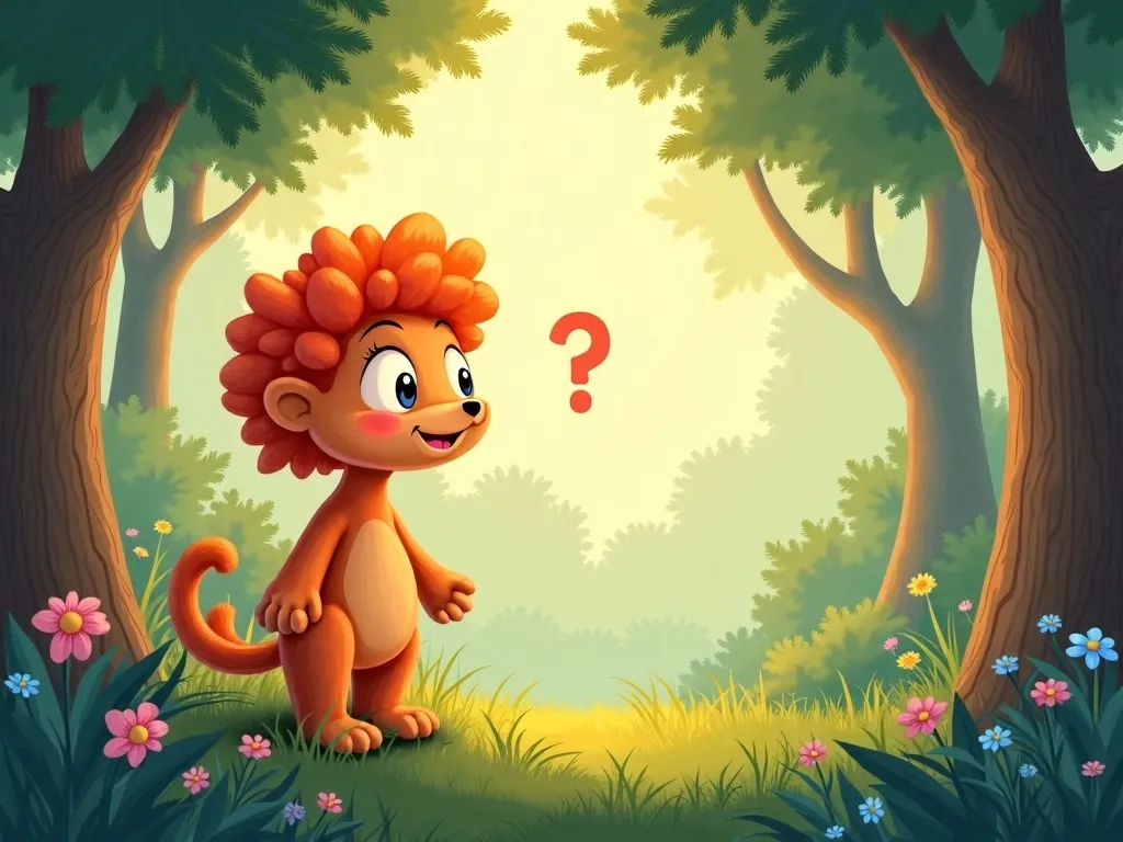 The Questioning Phoenix's Quest - Pip asking questions while exploring forest