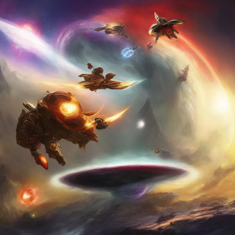 Illustration: Three mixed-up delivery ships appear on the simulator screen
