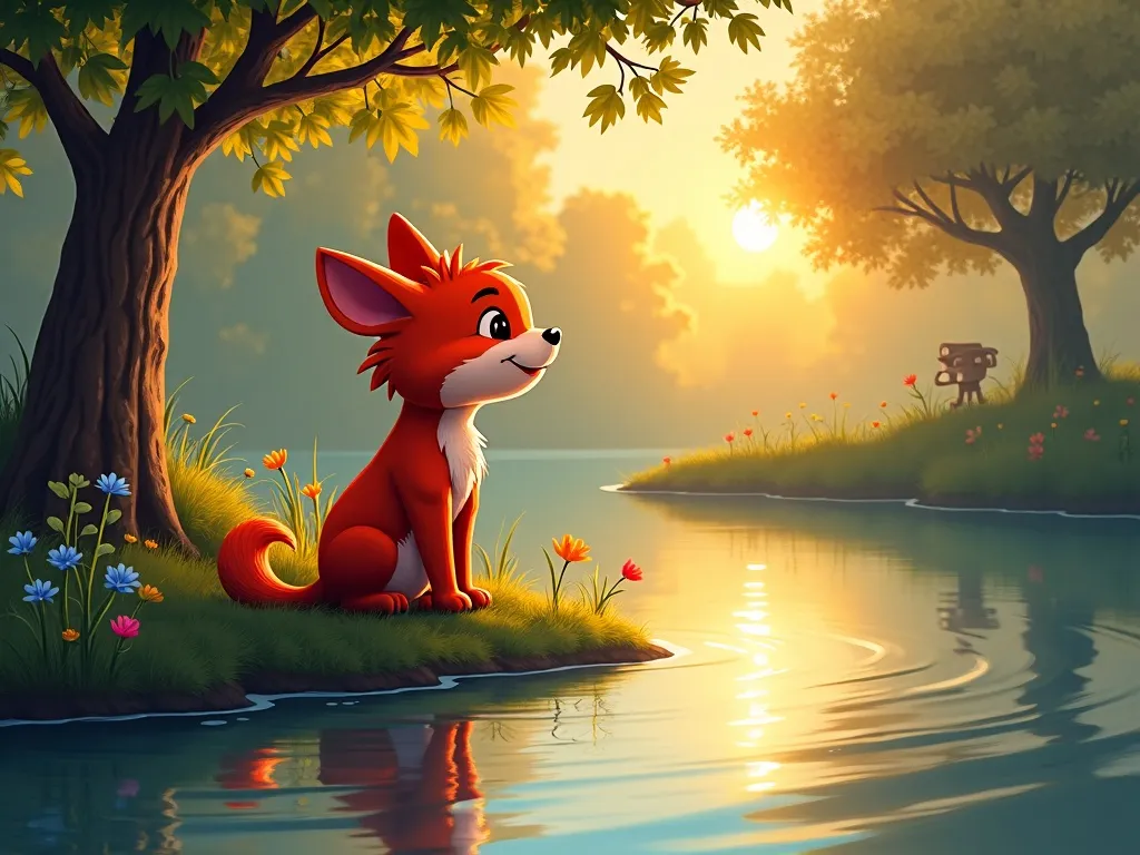 The Secret Garden of New Friends - Scene 2 illustration