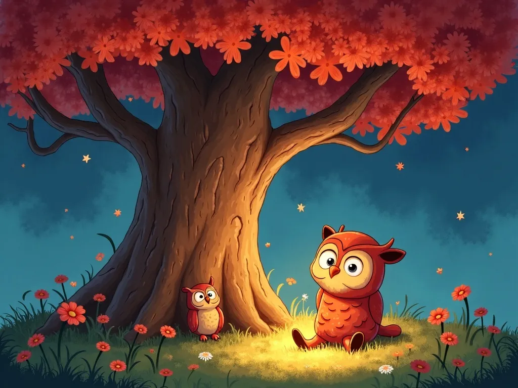 The Secret Garden of New Friends - Scene 3 illustration