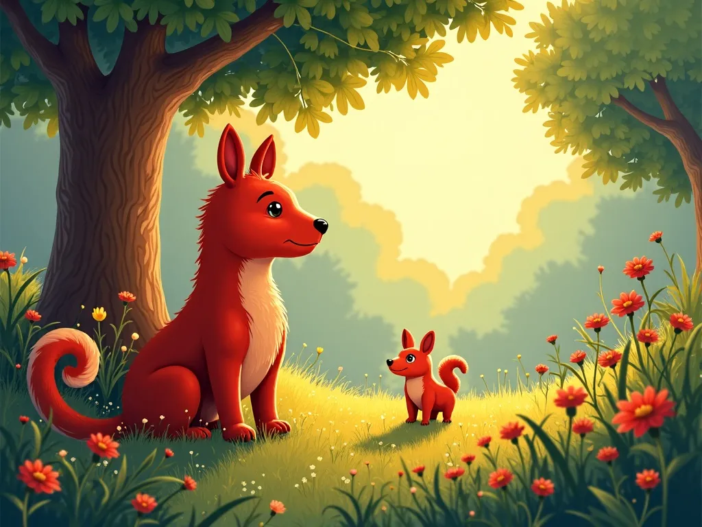 The Secret Garden of New Friends - Scene 6 illustration