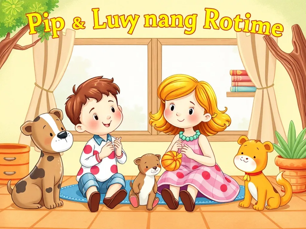 The Sharing Tree: Pip's Special Treasure - Pip and Lucy's morning routine with animal friends
