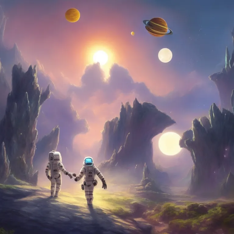 Illustration: The Space Adventurers Explore Science