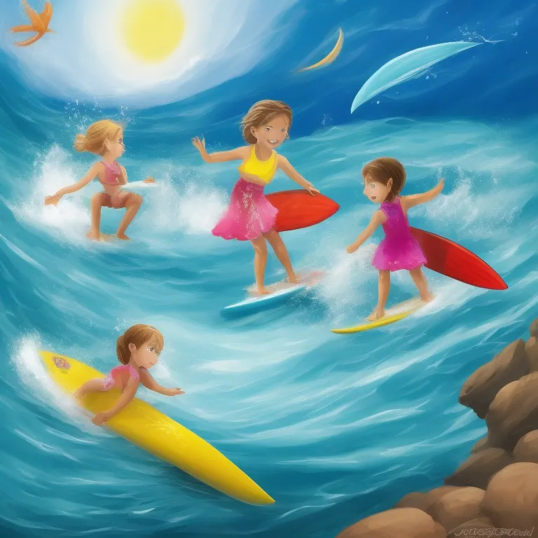 Illustration: Surfing with Max