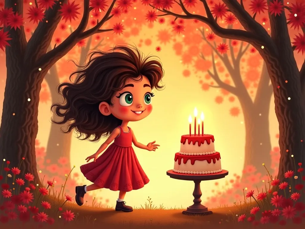 The Tiny Baker and the Gentle Giant - Scene 5 illustration