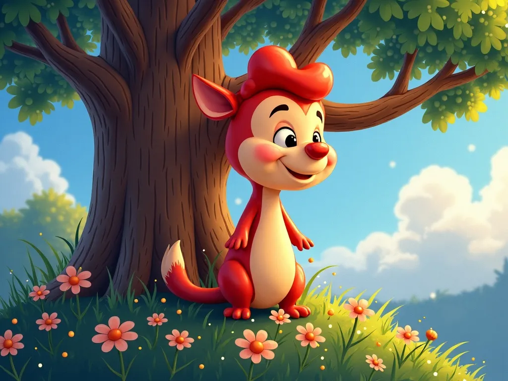 The Tiny Guardian of the Great Oak - Scene 4 illustration