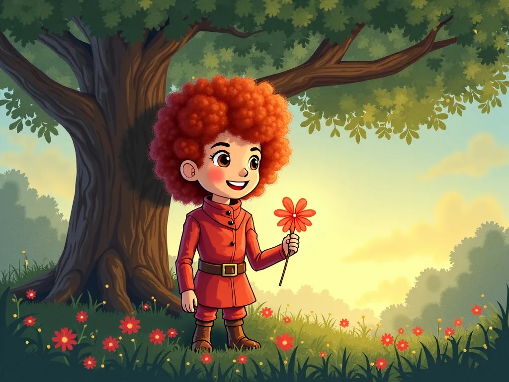 The Tiny Guardian of the Great Oak - Scene 7 illustration