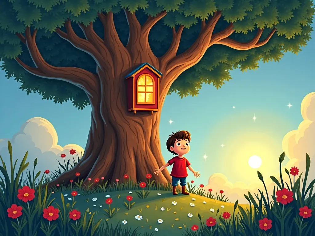 The Tiny Guardian of the Great Oak