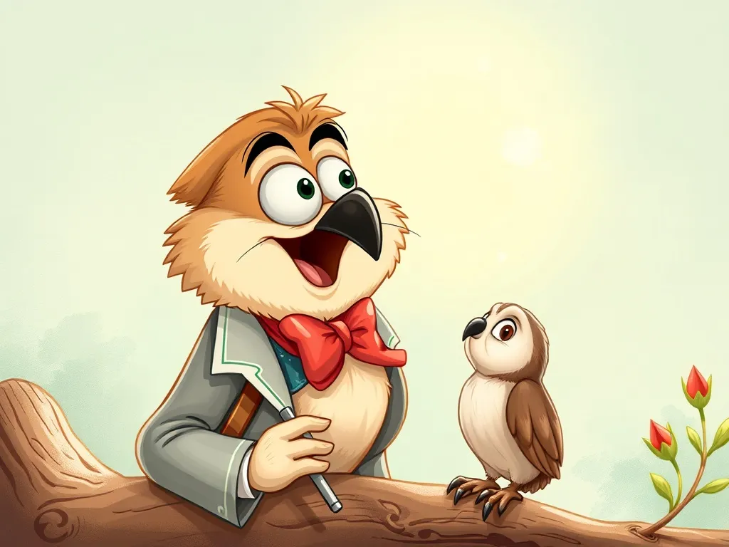 The Treehouse Explorer's Heart - Professor Hoot speaking wisely to Buddy