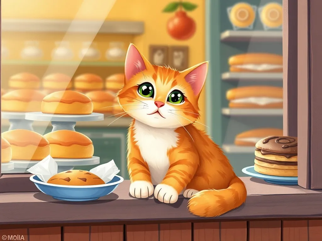 The Whiskers of Wisdom: Marmalade's Bakery Adventure