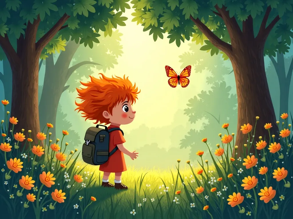 The Whispering Woods' Secret Question - Scene 2 illustration