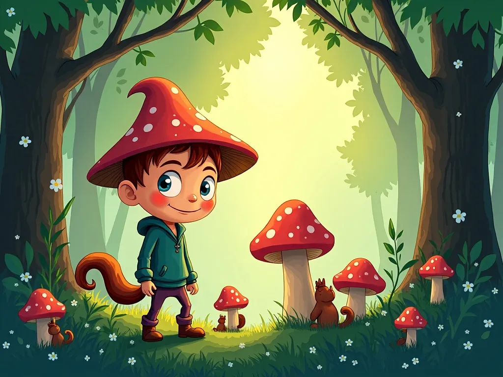 The Whispering Woods' Secret Question - Scene 4 illustration