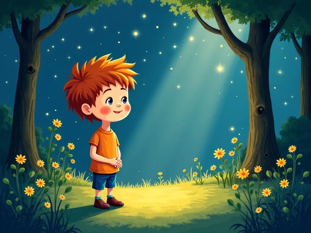 The Whispering Woods' Secret Question - Scene 6 illustration