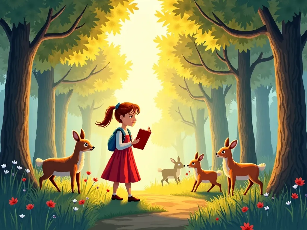 The Whispering Woods' Secret Song - Scene 4 illustration