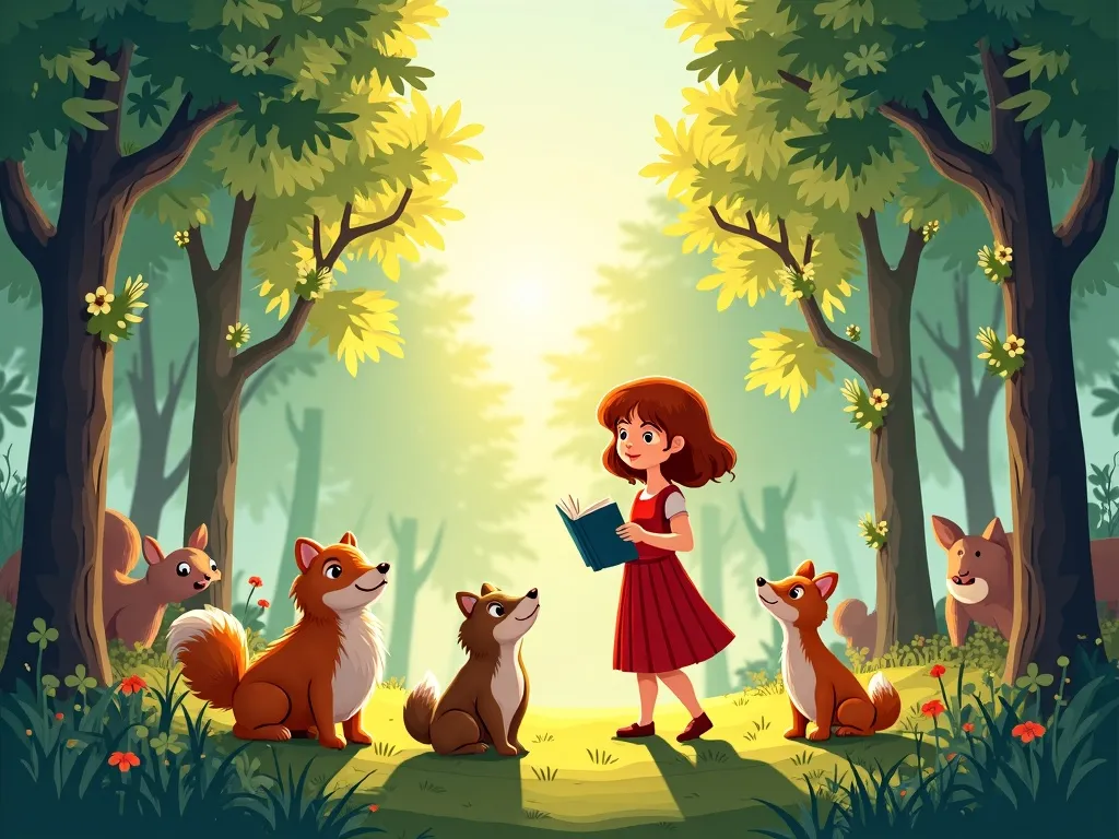 The Whispering Woods' Secret Song - Scene 5 illustration