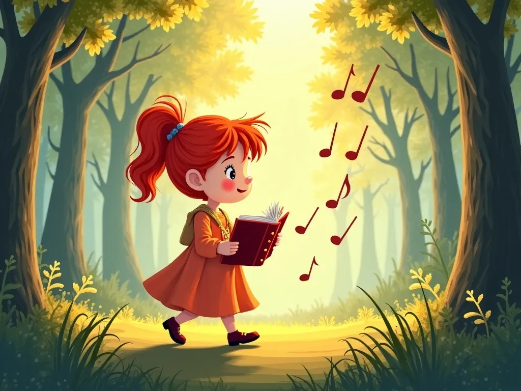 The Whispering Woods' Secret Song - Scene 6 illustration