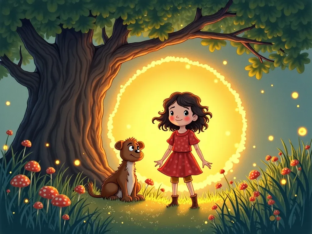 The Whispers of the Whispering Willow - Scene 3 illustration