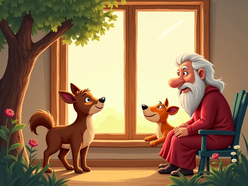 The Wise Owl's Garden of Patience - Scene 7 illustration