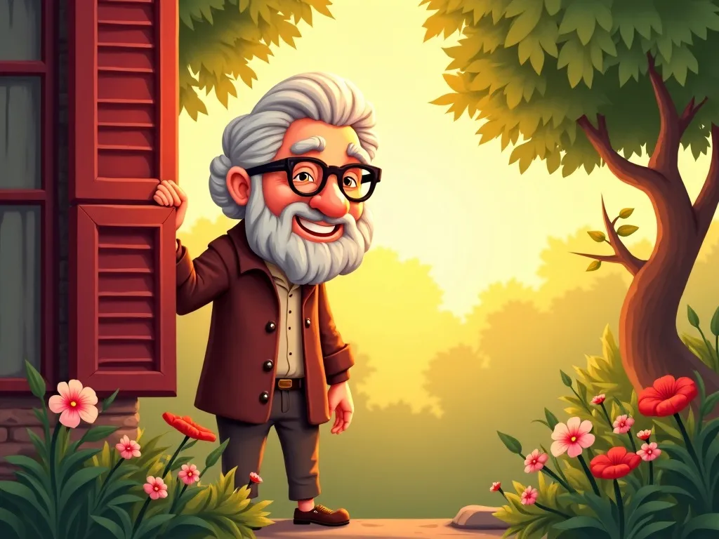 The Wise Owl's Garden of Patience