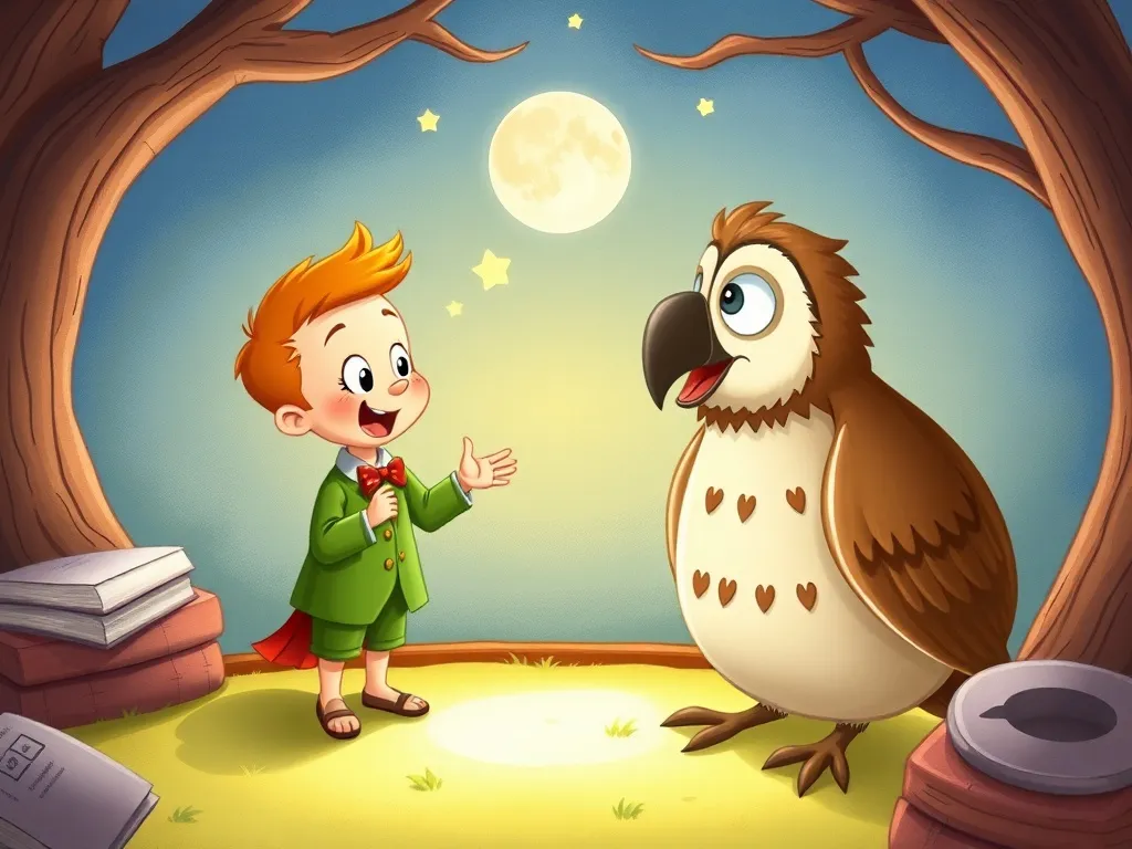 The Wise Stream's Whispers - Pip explaining his dream to Professor Hoot