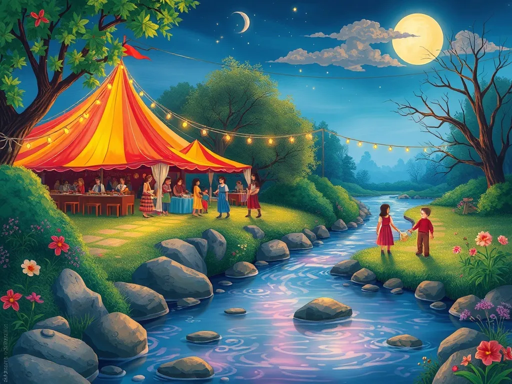The Wise Stream's Whispers - Magical evening festival by the stream