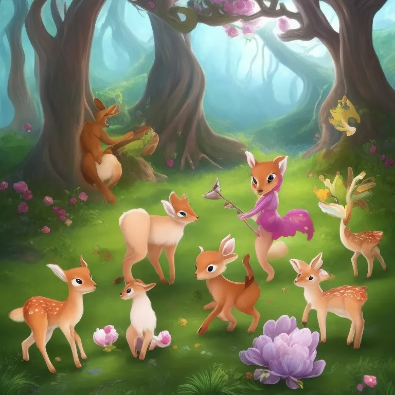 Illustration: The Search for the Wandering Fawn