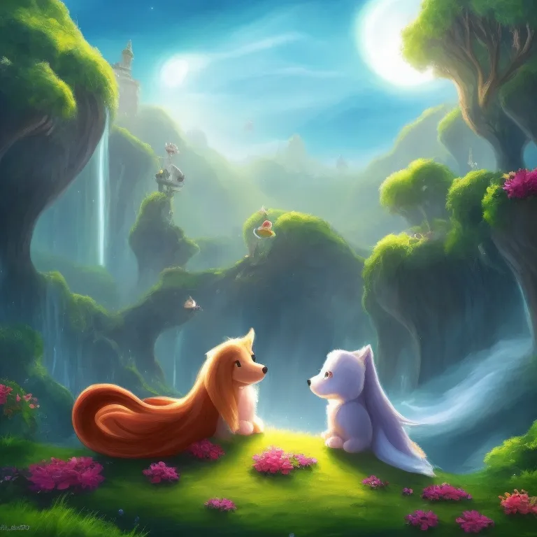 Illustration: Tilly and Max Finish Their Adventure