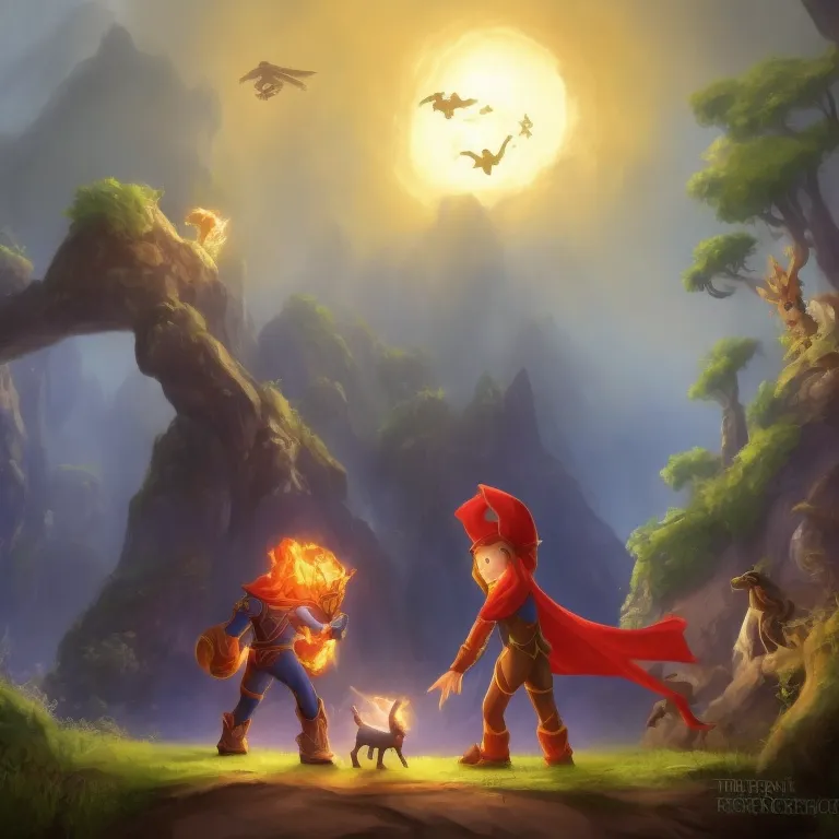 Illustration: Tim Faces the Sorcerer's Lair