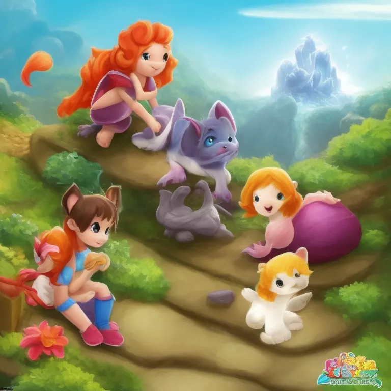 Illustration: Tinker and Friends in the Enchanted Forest