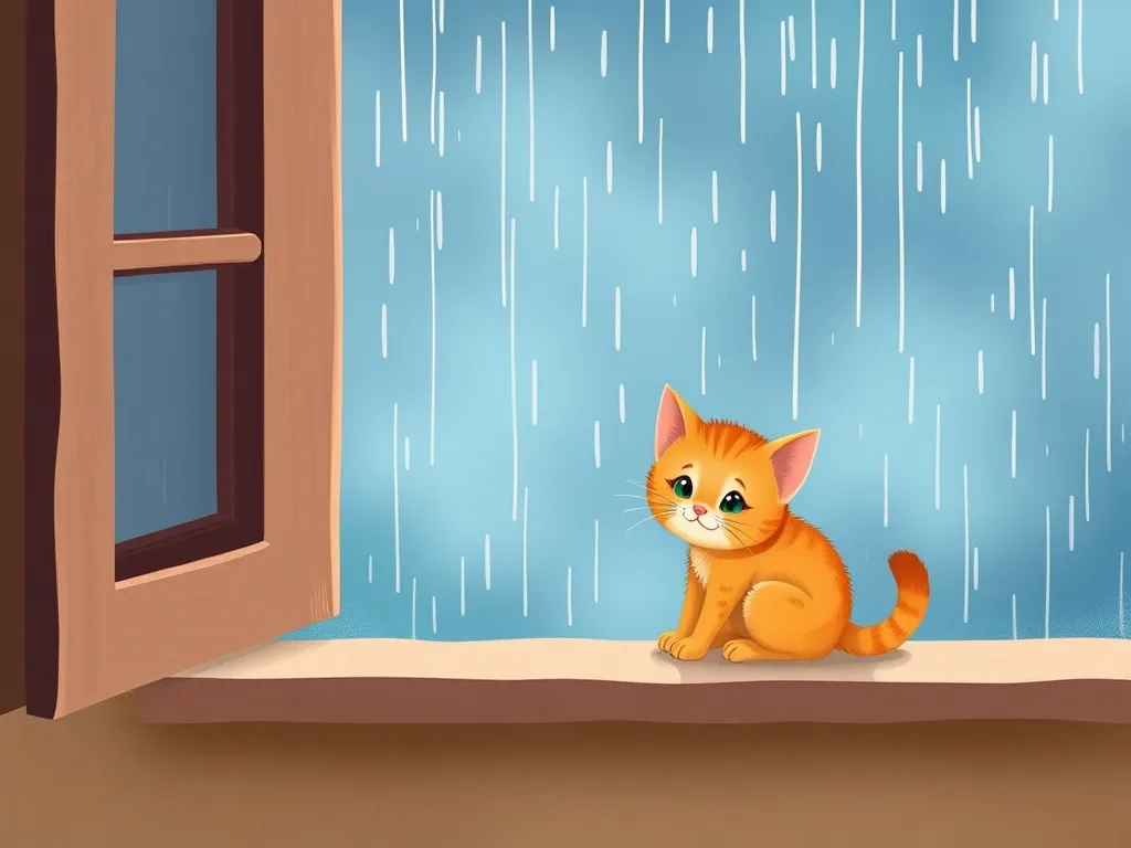 Whiskers and the Window Friend