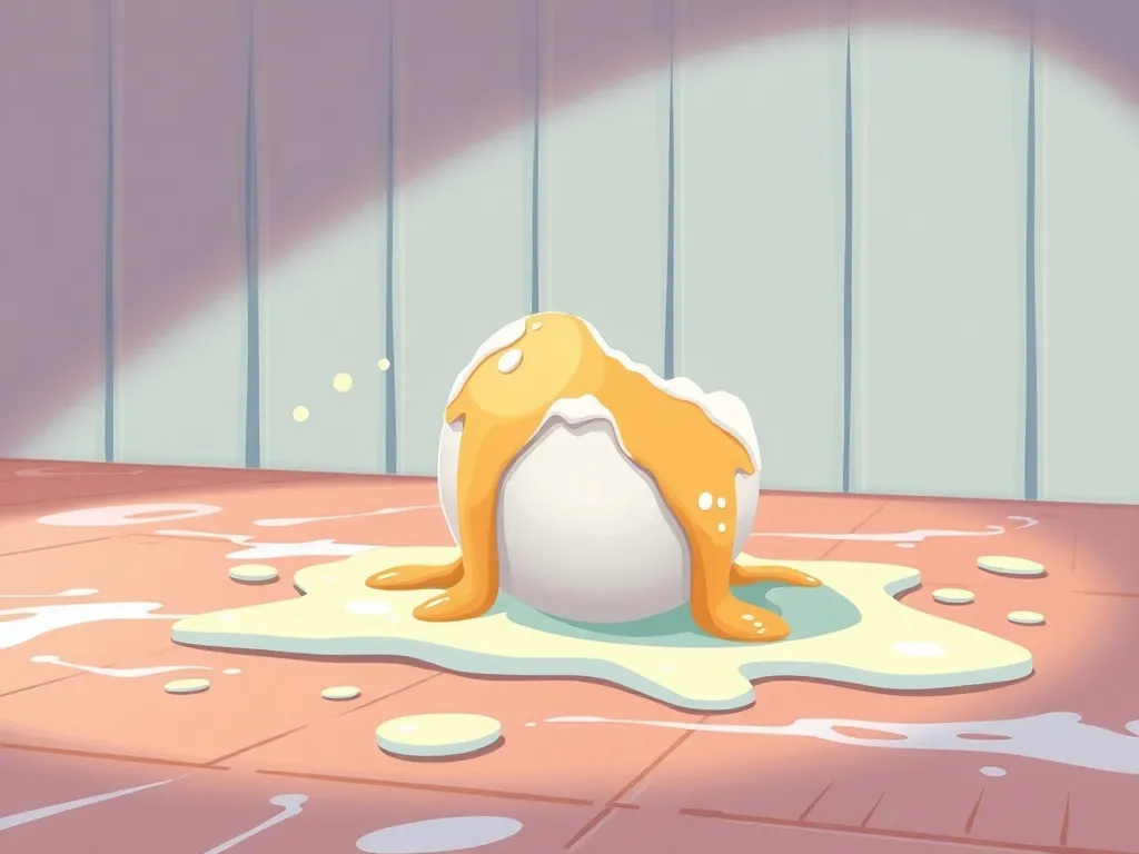 Wizzle's Wonky Wand and the Backwards Pet Shop - Melting ice cream egg sliding across slippery floor